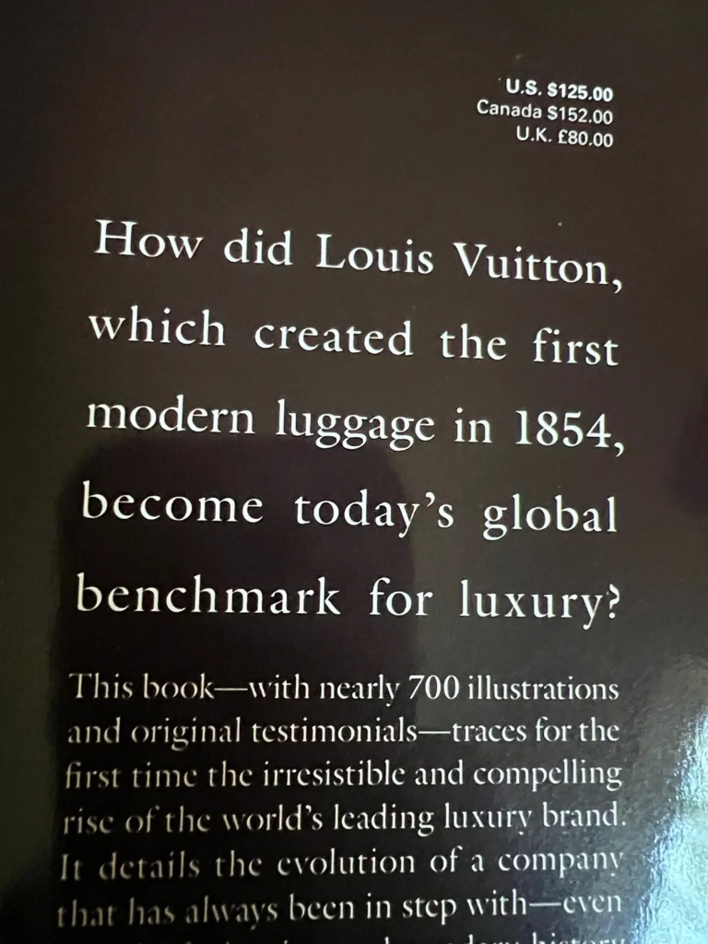 LOUIS VUITTON :The Birth of Modern Luxury Coffee Table Book NWOT